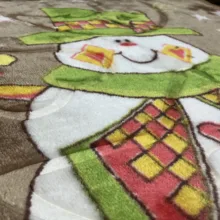 پتو کودک و نوزاد مدل آدمک برفی سایز 110×80 سانتی متر