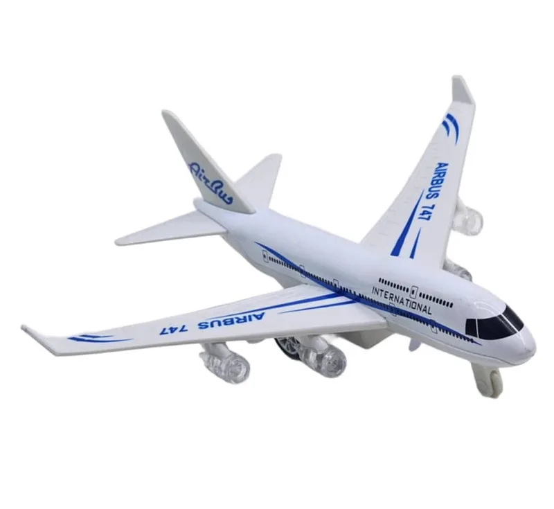 ماکت هواپیما ناب سل مدل مسافربری ایرباس موزیکال چراغدار AIRBUS 747