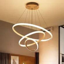 لوستر  چشمه نور مدل مدرن کد FA6602/3H-WT