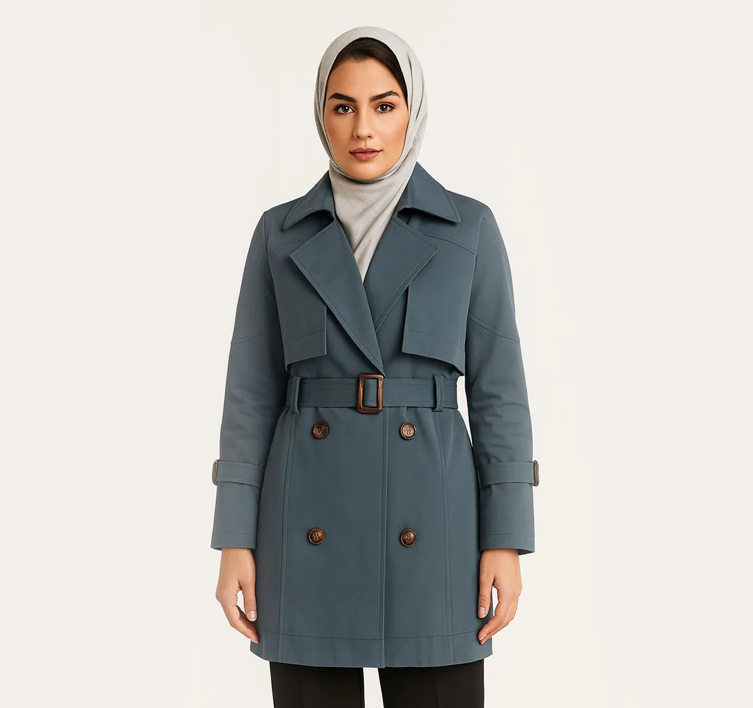 بارانی زنانه السانا مدل پوپر کد 233837
