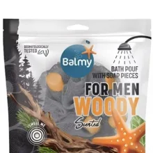 اسفنج حمام صابون دار آقایان بالمی مدل Balmy For Men Woody وزن 76 گرم
