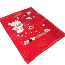 پتو کودک مدل خرس ماهیگیر سایز 120×100 سانتی متر
