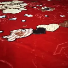 پتو کودک مدل خرس ماهیگیر سایز 120×100 سانتی متر