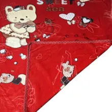 پتو کودک مدل خرس ماهیگیر سایز 120×100 سانتی متر