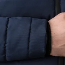 کاپشن مردانه والیانت استایل مدل دوجیب رنگ سرمه ای