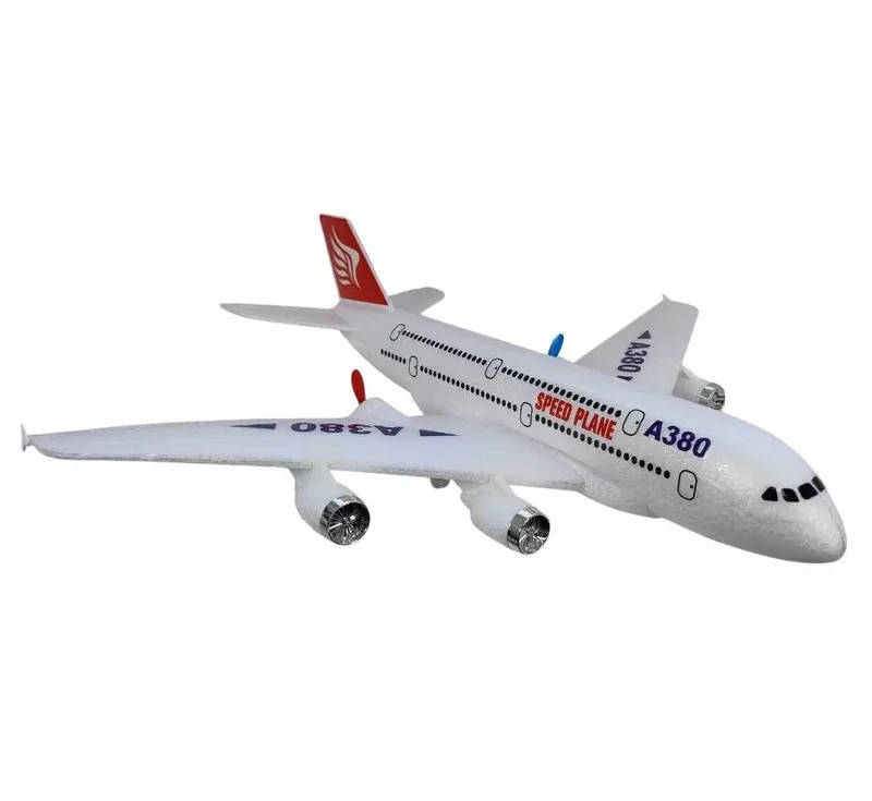 هواپیما بازی کنترلی ناب سل مدل مسافربری شارژی ایرباس کد AIRCRAFT AIRBUS A380 با قابلیت پرواز
