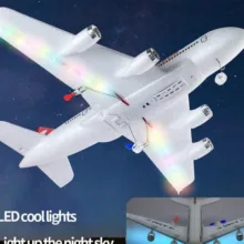 هواپیما بازی کنترلی ناب سل مدل مسافربری شارژی ایرباس کد AIRCRAFT AIRBUS A380 با قابلیت پرواز