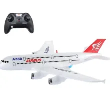 هواپیما بازی کنترلی ناب سل مدل مسافربری شارژی ایرباس کد AIRCRAFT AIRBUS A380 با قابلیت پرواز