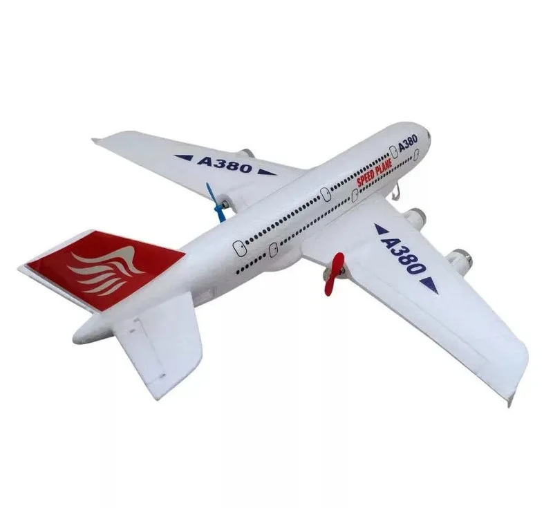 هواپیما بازی ناب سل مدل کنترلی مسافربری ایرباسAIRCRAFT AIRBUS A380 شارژی با قابلیت پرواز