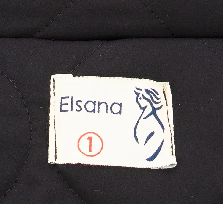 کاپشن زنانه السانا مدل راشن کد 244001 رنگ مشکی
