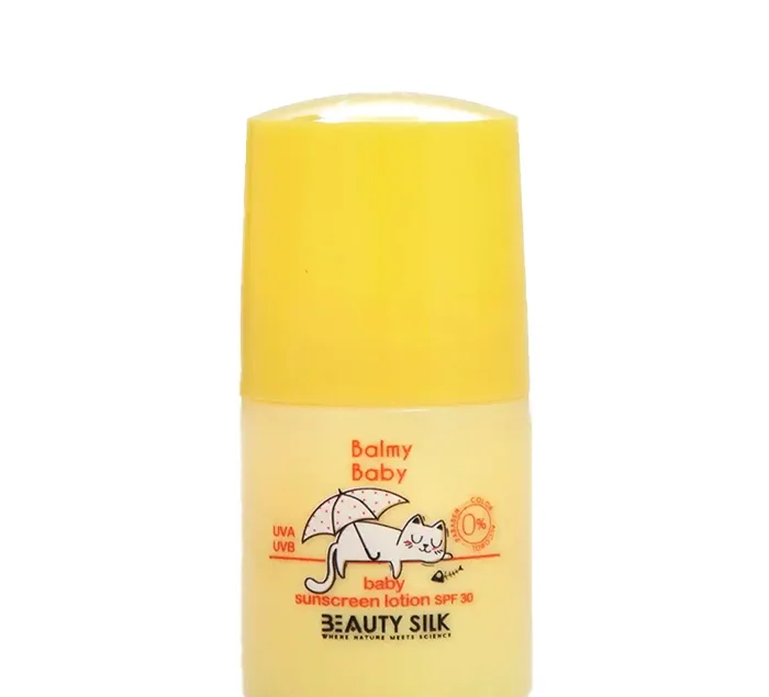 لوسیون ضد آفتاب کودک بیوتی سیلک مدل Balmy Baby حجم 75 میلی لیتر