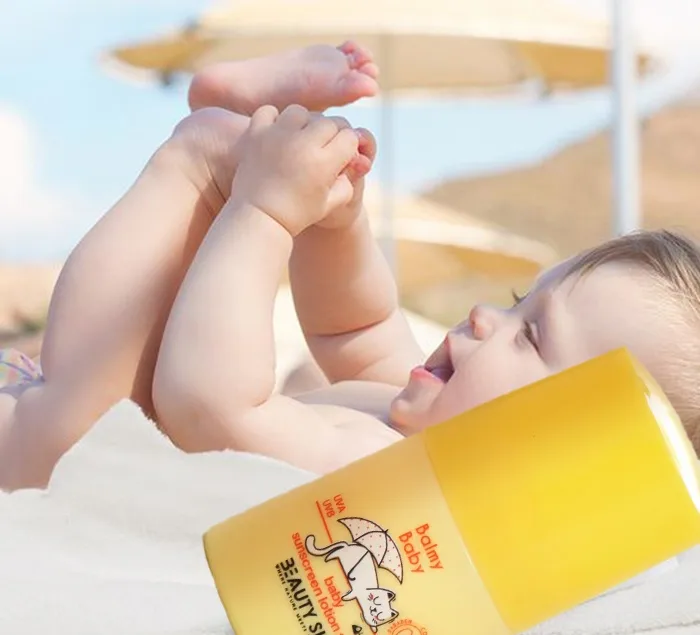 لوسیون ضد آفتاب کودک بیوتی سیلک مدل Balmy Baby حجم 75 میلی لیتر