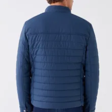کاپشن مردانه ال سی وایکیکی مدل Zipper رنگ آبی تیره