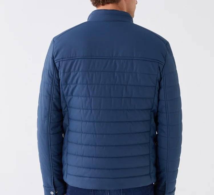 کاپشن مردانه ال سی وایکیکی مدل Zipper رنگ آبی تیره