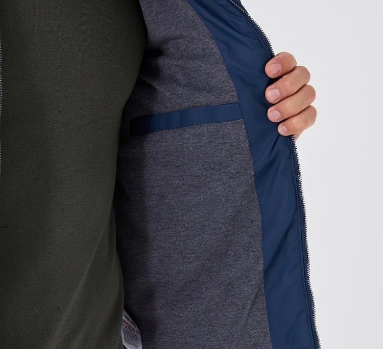 کاپشن مردانه ال سی وایکیکی مدل Zipper رنگ آبی تیره