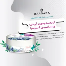 کرم آبرسان باربارا مدل بلوبری حجم 250 میلی لیتر مجموعه 2 عددی