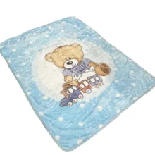 پتو کودک مدل بچه خرس سایز 120×100 سانتی متر
