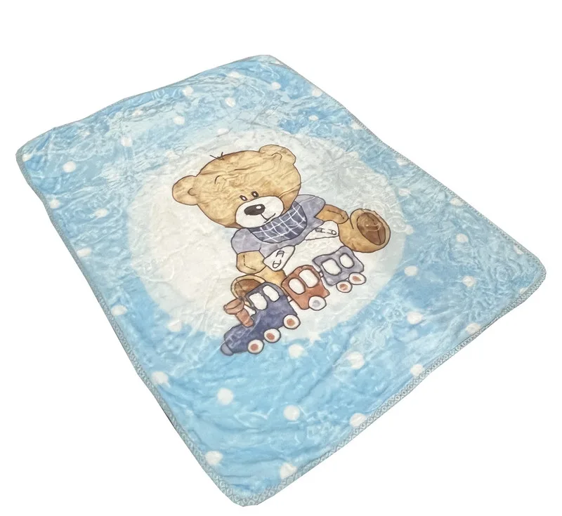 پتو کودک مدل بچه خرس سایز 120x100 سانتی متر
