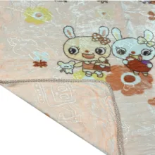 پتو کودک مدل آبجی خرگوشه سایز 120x100 سانتی متر