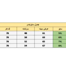 کاپشن مردانه سایز بزرگ مدل استایل گرم کد 2686 رنگ سرمه ای