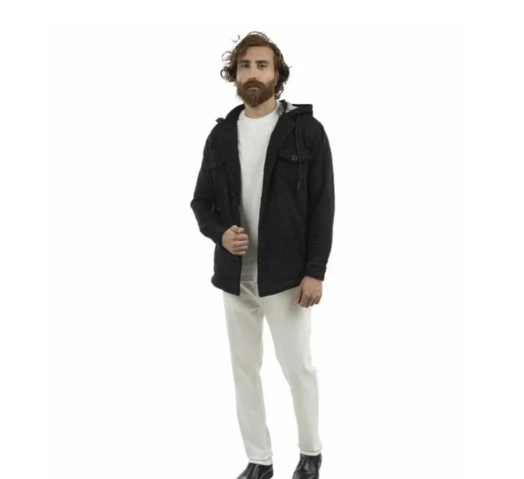 کاپشن مردانه مدل MDSS-m-CG9721 رنگ مشکی