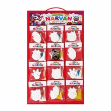 بازی آموزشی رنگ‌آمیزی صنایع دستی نارون مدل اقتصادی P-1001 بسته 12 عددی