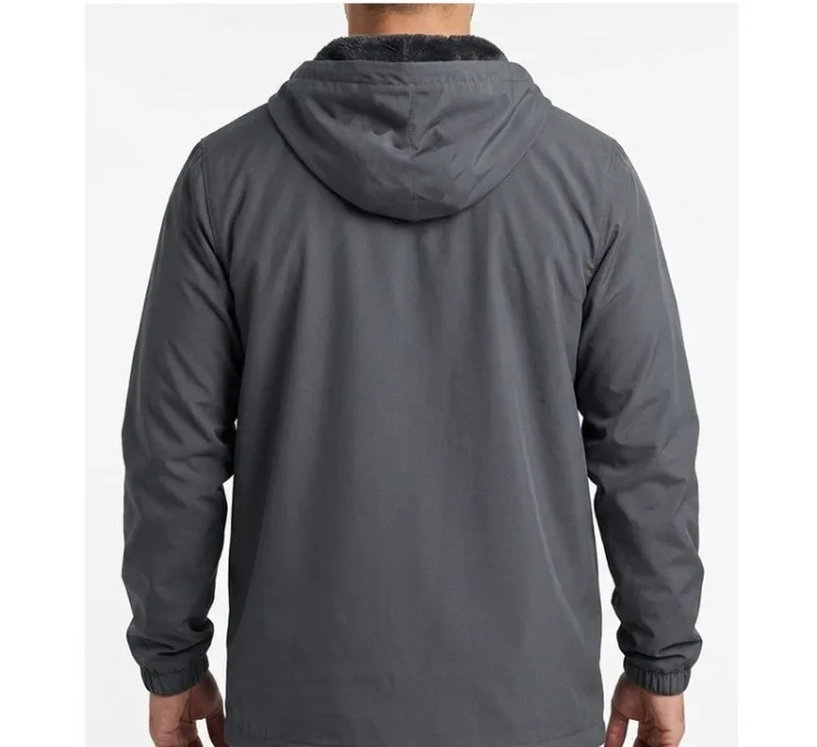 کاپشن مردانه مدل SB-SS-4169-3 رنگ خاکستری تیره