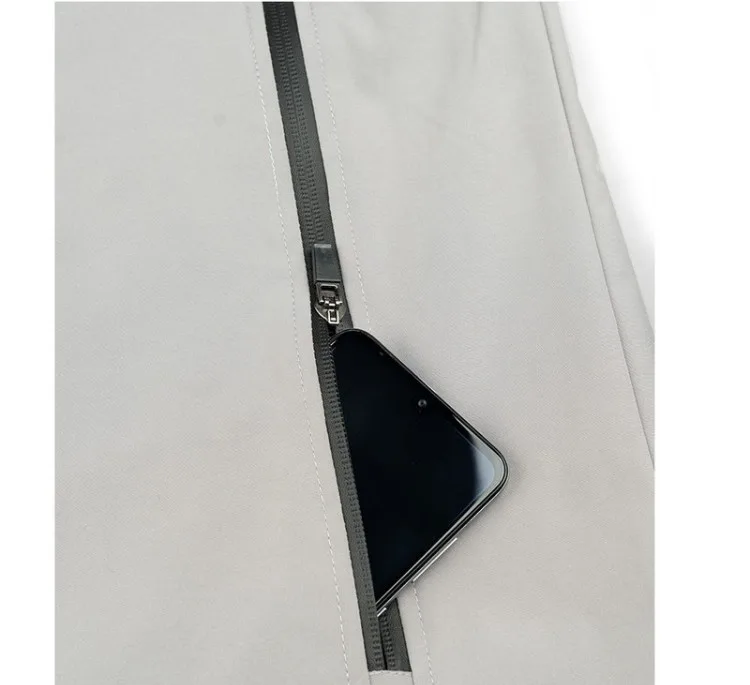 کاپشن مردانه مدل SB-SS-4169-2 رنگ طوسی روشن