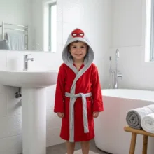 حوله پالتویی کودک مدل Spiderman سایز 80 سانتی متر
