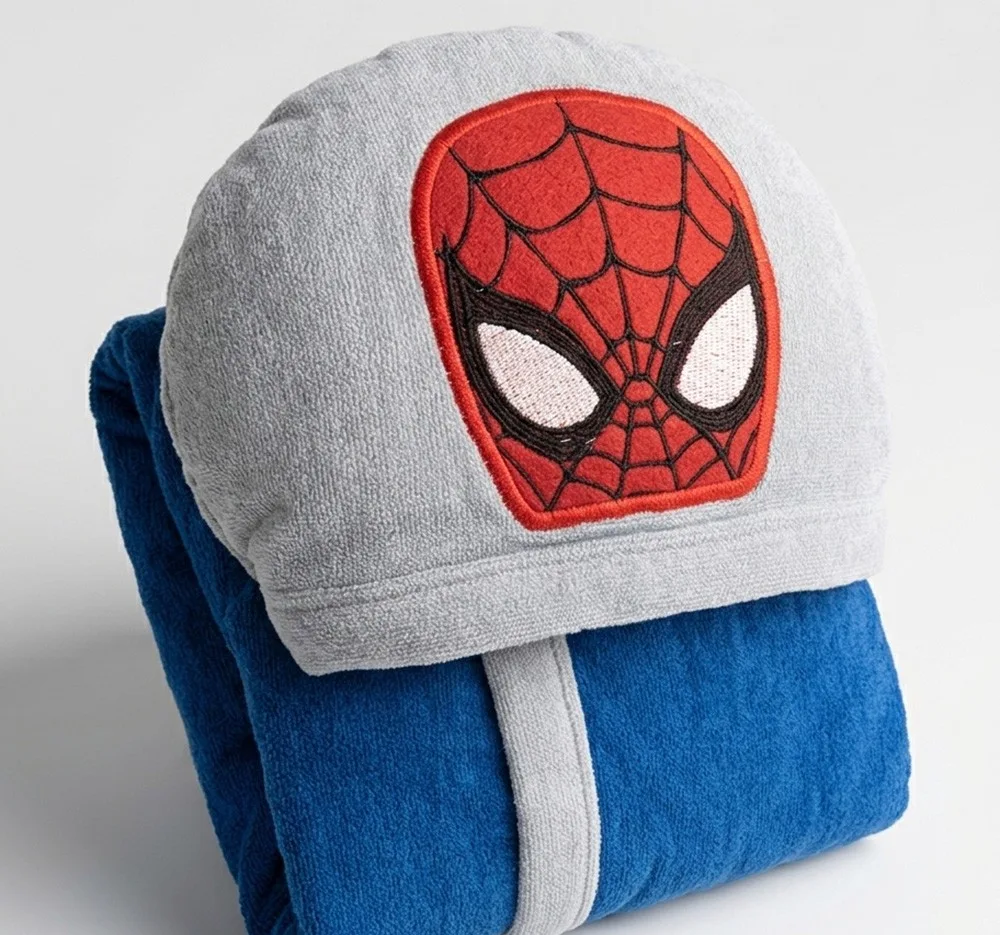 حوله پالتویی کودک مدل Spiderman سایز 80 سانتی متر