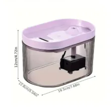 آبخوری اتوماتیک سگ و گربه مدل بیضی گنجایش 1.5 لیتر