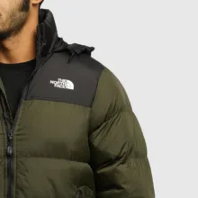 کاپشن مردانه طرح The North Face مدل 16337 رنگ سبز ارتشی
