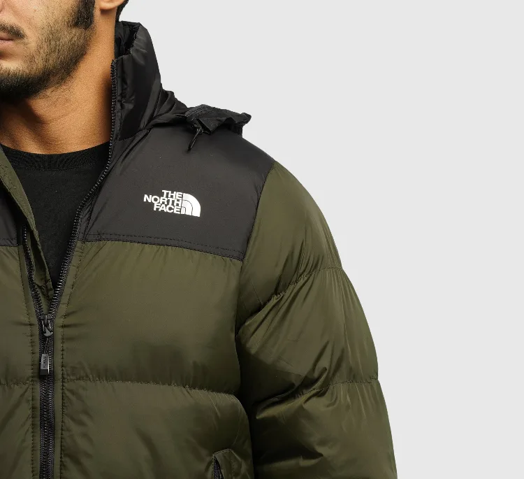 کاپشن مردانه طرح The North Face مدل 16337 رنگ سبز ارتشی