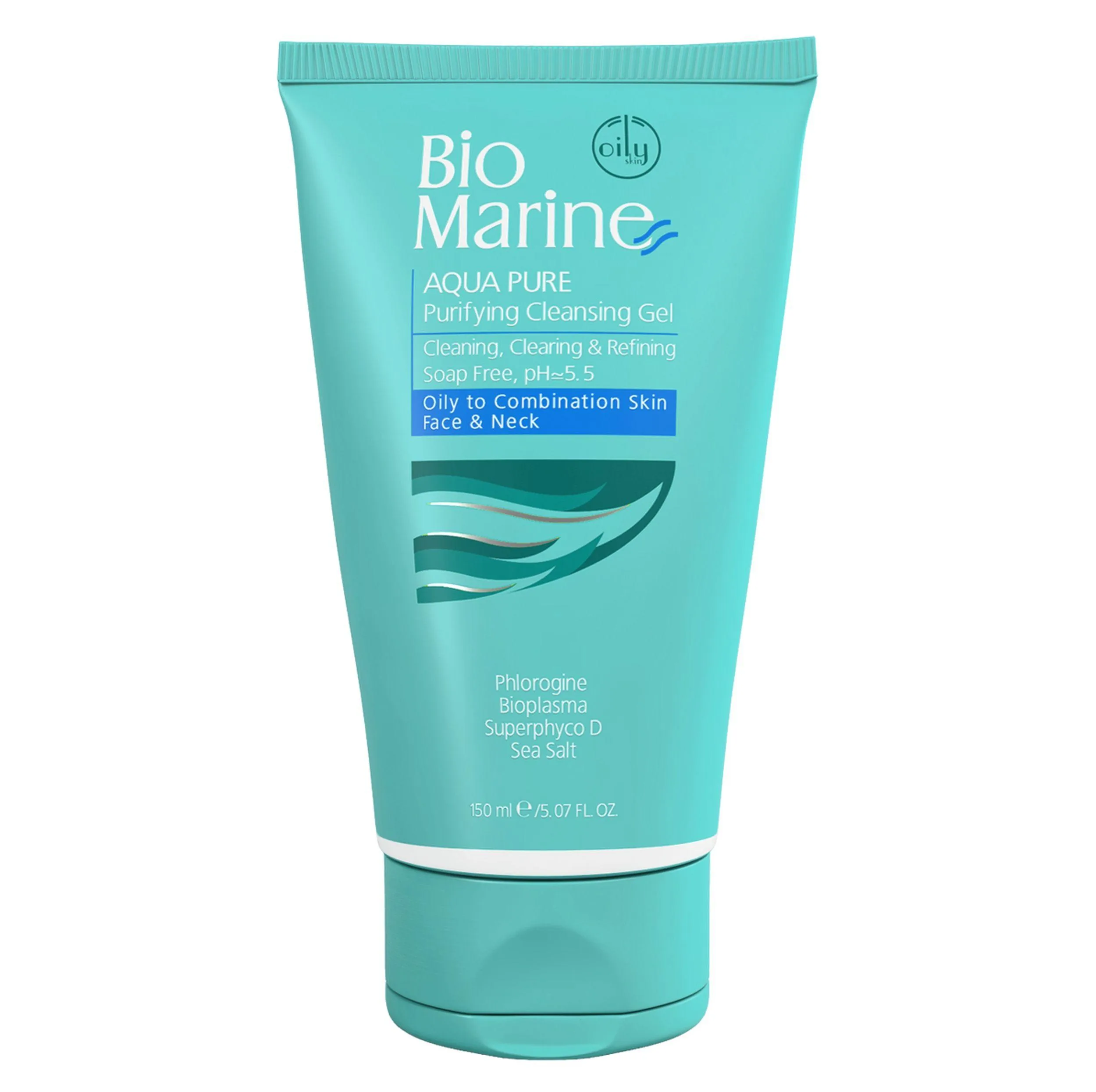 ژل شستوشوی صورت بایومارین مدل AQUA PURE حجم 150 میلیلیتر
