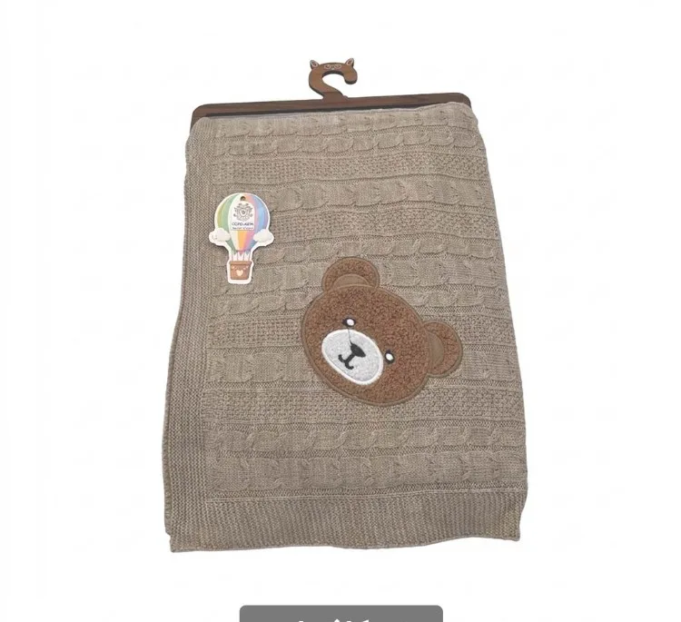 پتو دورپیچ خزدار نوزادی کوکوجم مدل تدی