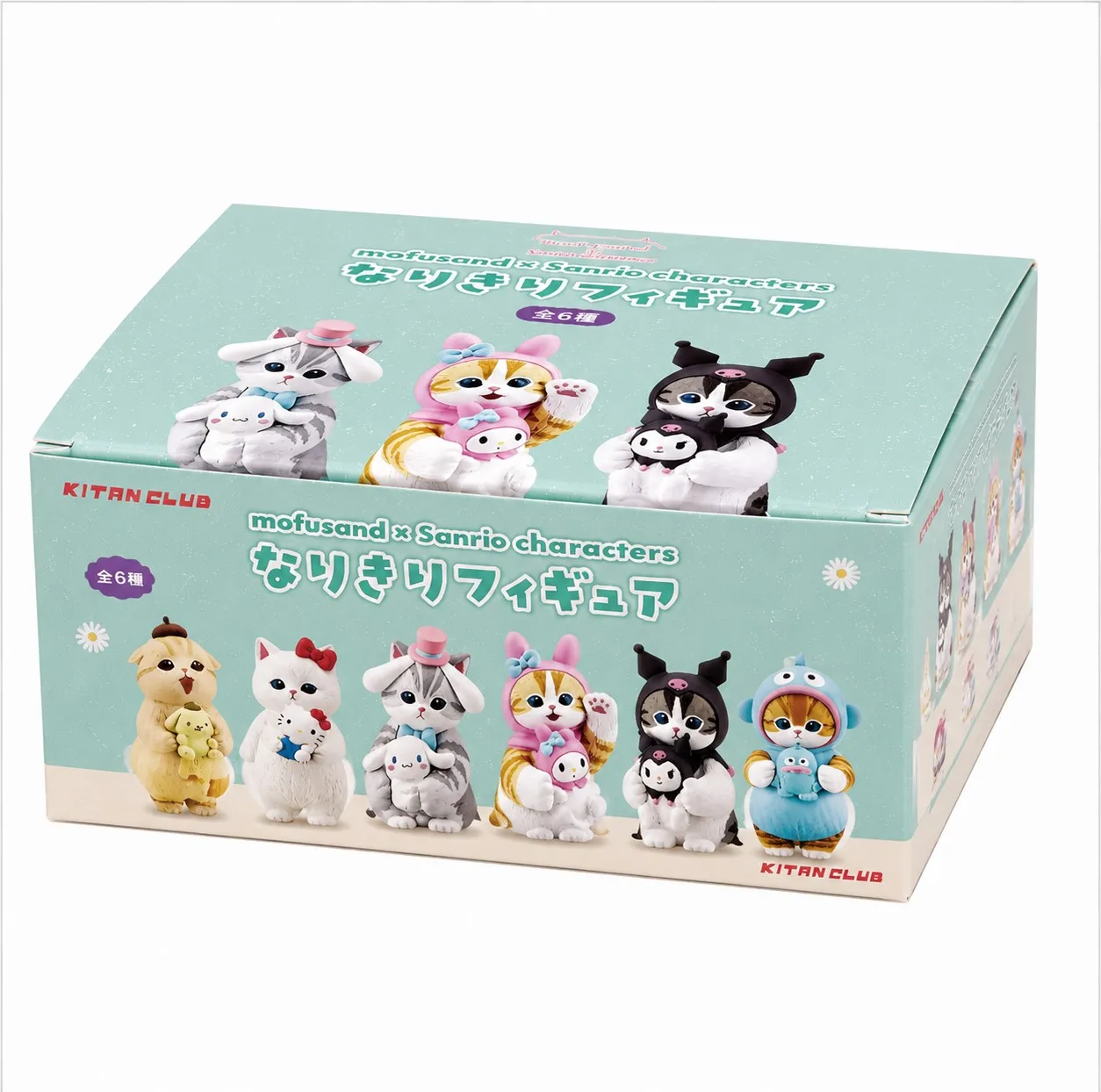 اسباب بازی شانسی موفوسند مدل mofusand × Sanrio Characters Narikiri Figure