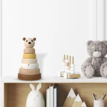 بازی فکری برج هیجان طرح خرس مدل MKids56-G