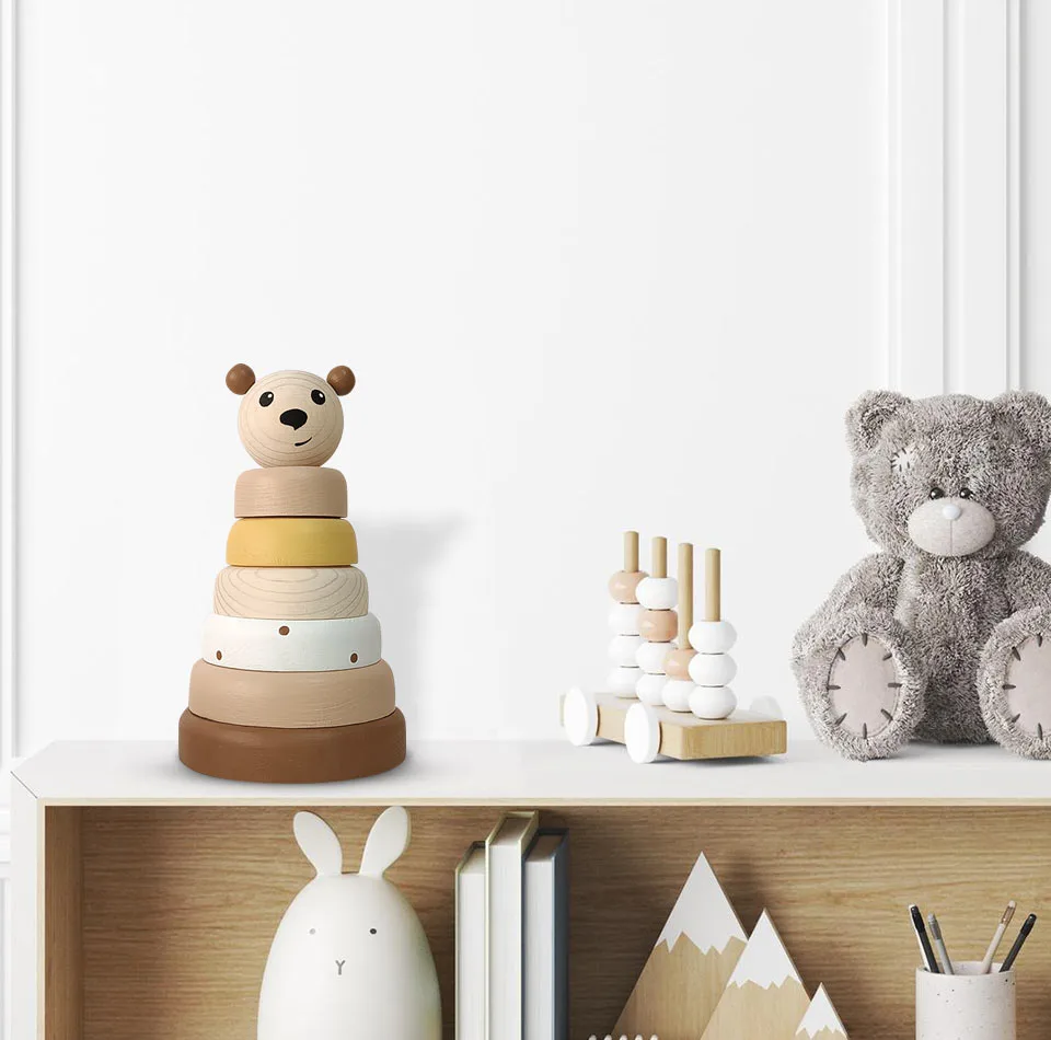بازی فکری برج هیجان طرح خرس مدل MKids56-G