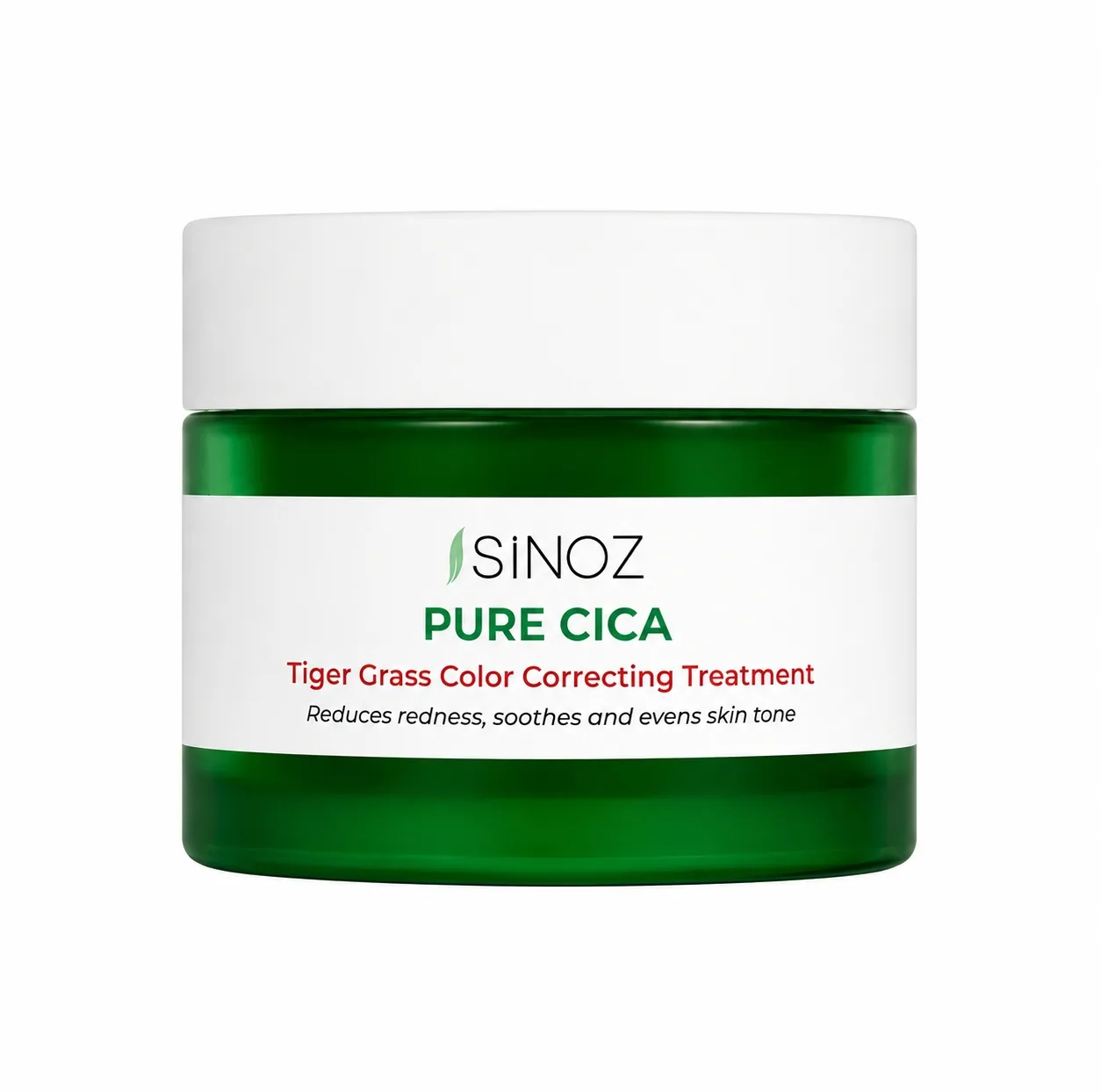 کرم ضد قرمزی و ترمیم کننده صورت سینوز مدل Pure Cica Tiger Grass مناسب پوست حساس حجم ۱۵ میلی‌لیتر