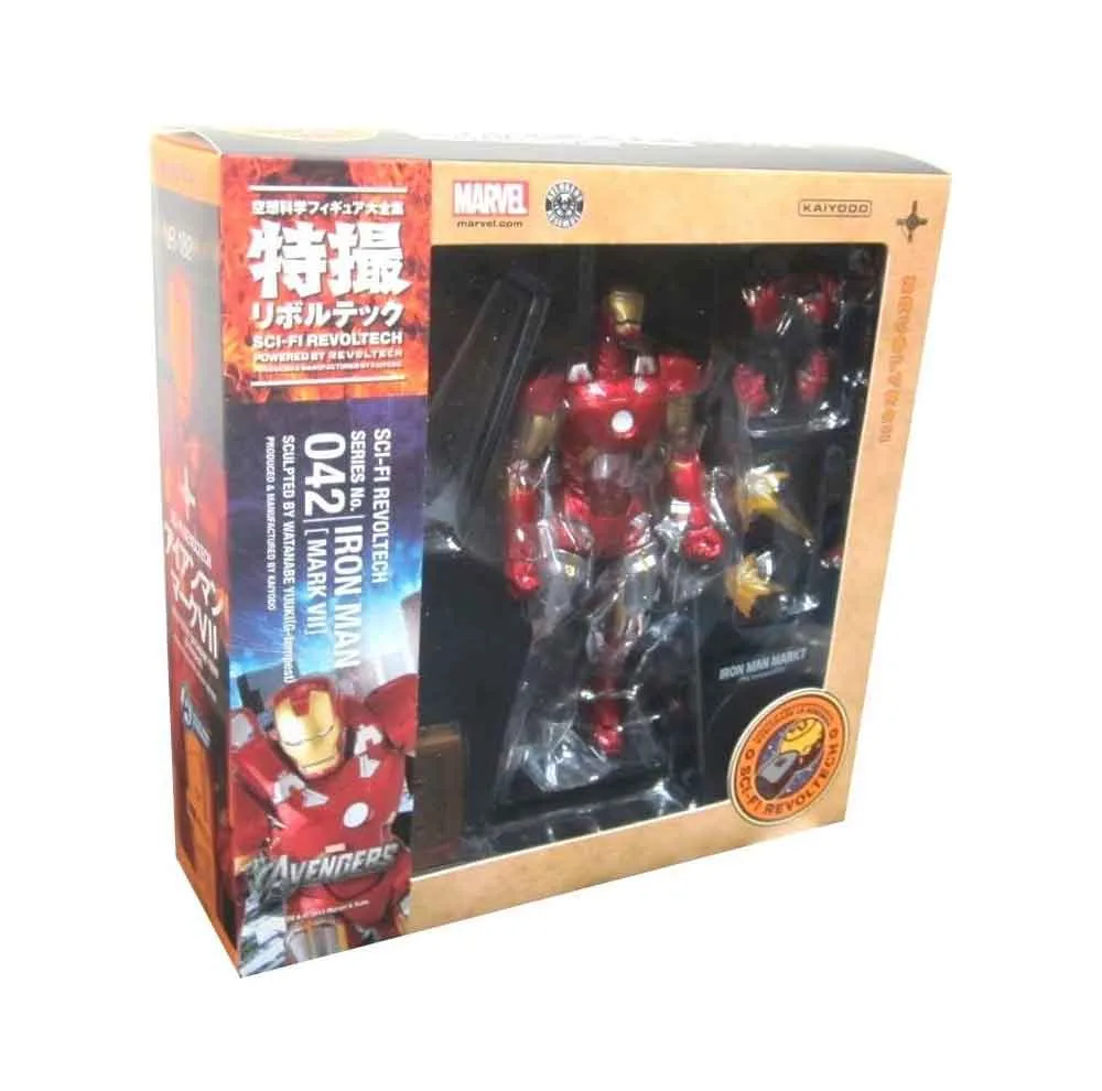 اکشن فیگور کایودو طرح مرد آهنی مدل آیرون من سری iron man مارک 7 ارتفاع 15.5 سانتی‌متر