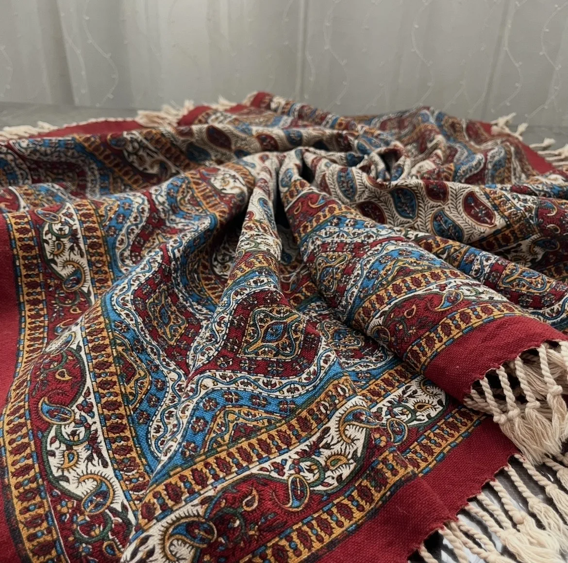 رومیزی قلمکار مدل ممتاز صادراتی اصفهان