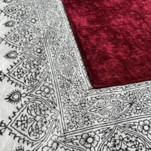 رومیزی قلمکار مدل مخمل اصفهان