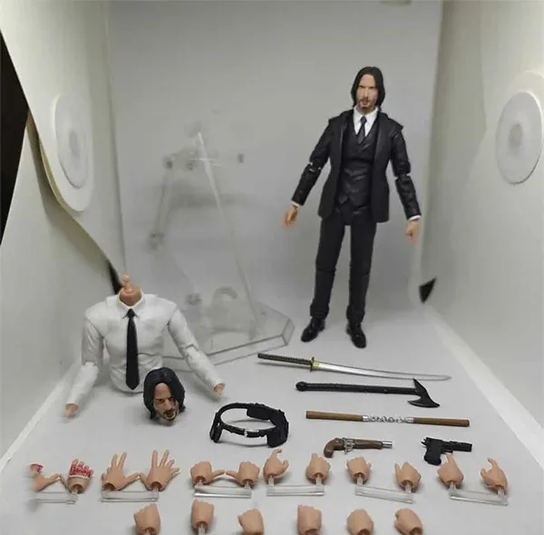 اکشن فیگور مافکس مدل جان ویک John Wick Chapter 4 ارتفاع 16 سانتیمتر