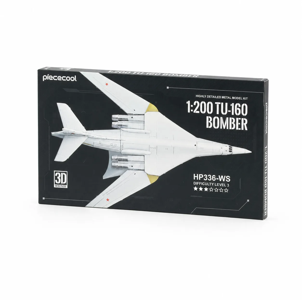 ساختنی  53 تکه پیسکول مدل TU-160 Bomber
