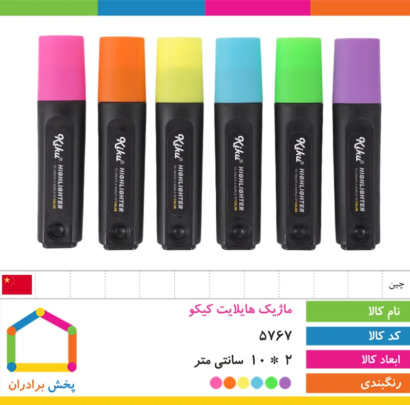ماژیک علامت گذار کیکو مدل k-686 کد 007 بسته 2 عددی
