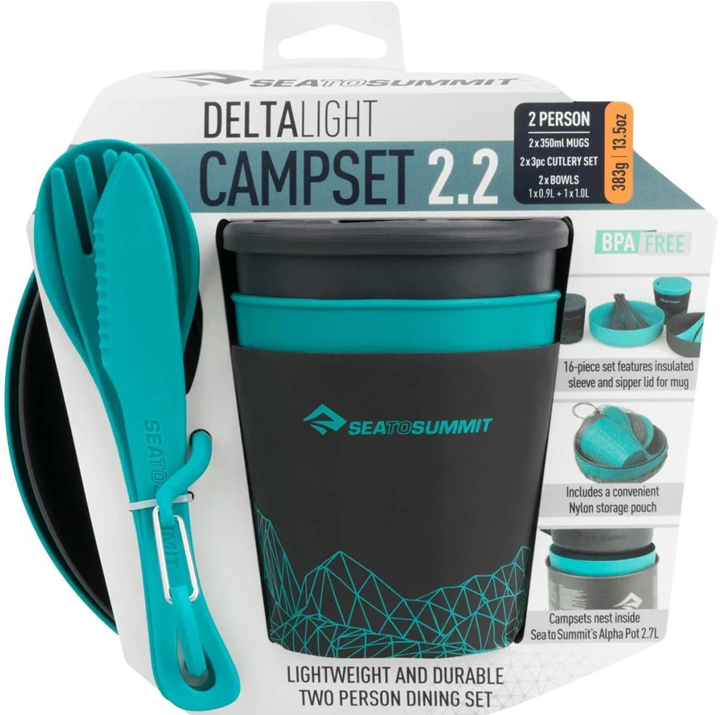 ست ظروف سفری سی تو سامیت مدل Delta Light Camp Set 2.2 کد F2023 مجموعه 10 عددی