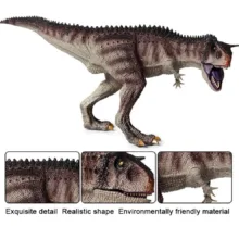 اکشن فیگور مدل دایناسور کارنوتوروس فک متحرک طرح CARNOTAURUS طول 27 سانتیمتر