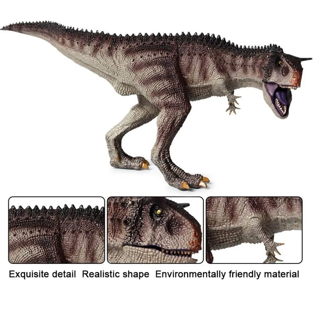 اکشن فیگور مدل دایناسور کارنوتوروس فک متحرک طرح CARNOTAURUS طول 27 سانتیمتر