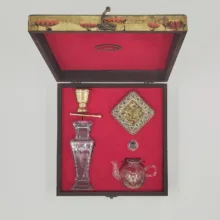 زعفران کادویی عاقله - 5 گرم به همراه هل - 40 گرم