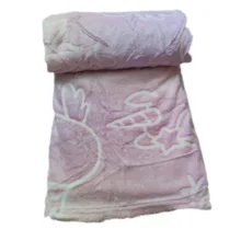 پتو مسافرتی 1 نفره مدل ژله ای شب نما طرح عروسکی سایز 200x150 سانتی‌متر